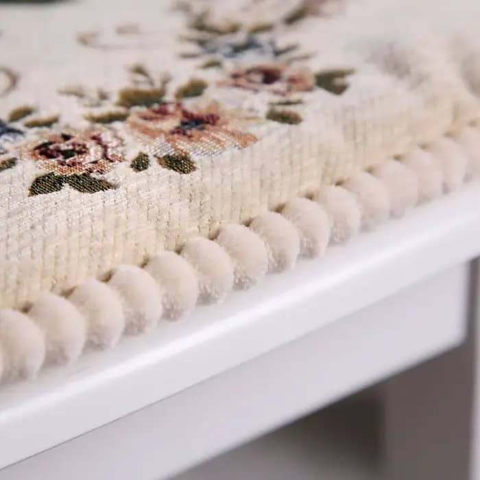 Coussin de canapé épais en Chenille Jacquard, simple, moderne, chaud, amovible et lavable, pour chaise de salle à manger, en fer à cheval