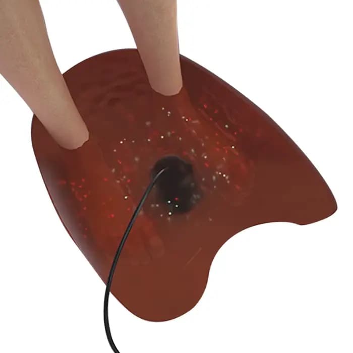Dispositif de détox des pieds ionique avec bassin