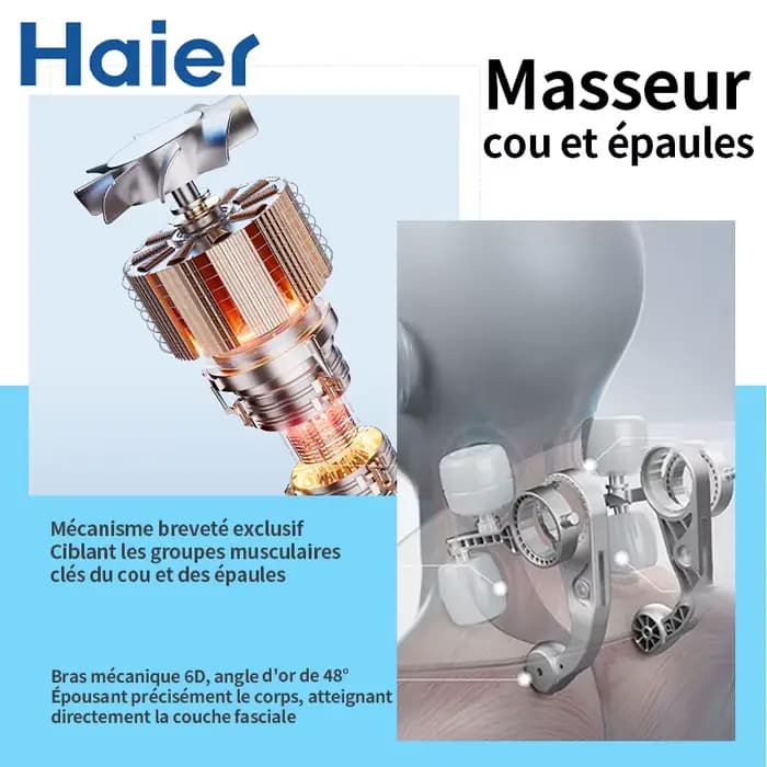 Masseur cervical électrique Haier pour le cou