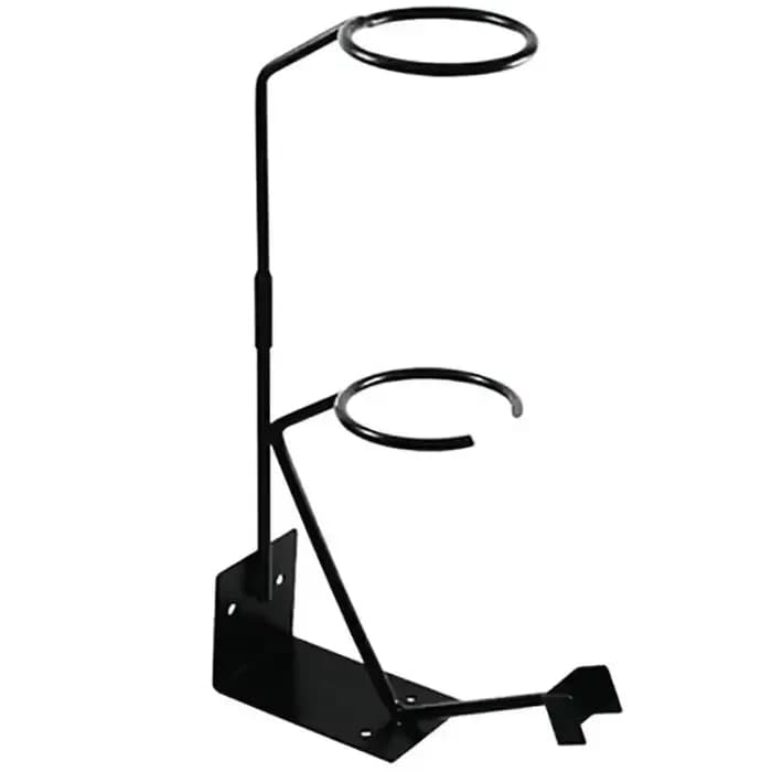 Support de pistolet de pulvérisation de peinture à alimentation par gravité avec support de crépine, support de pistolet de pulvérisation d'air détachable mural ou sur banc, noir
