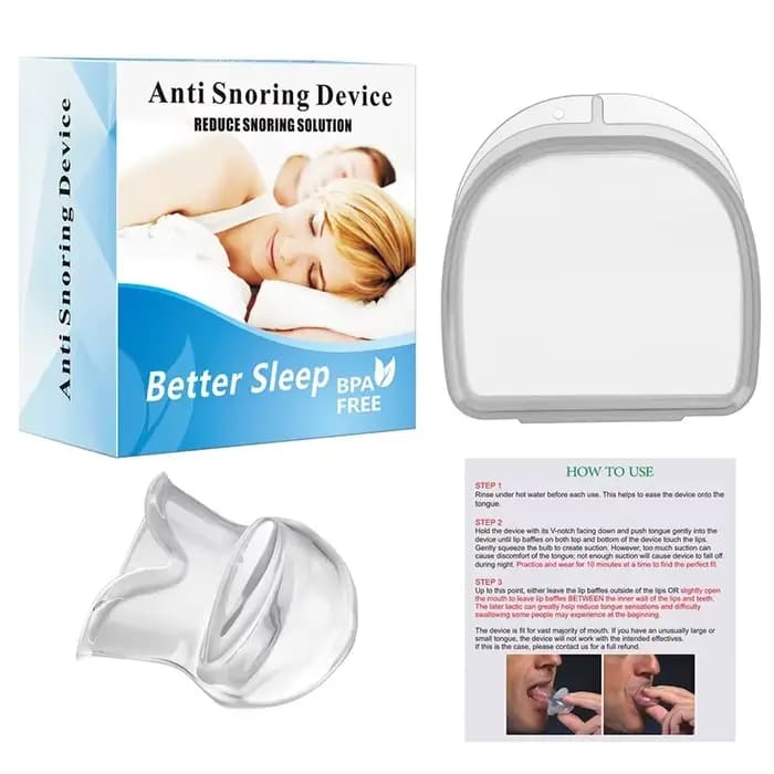 Appareil anti-ronflement en silicone 1 pièce