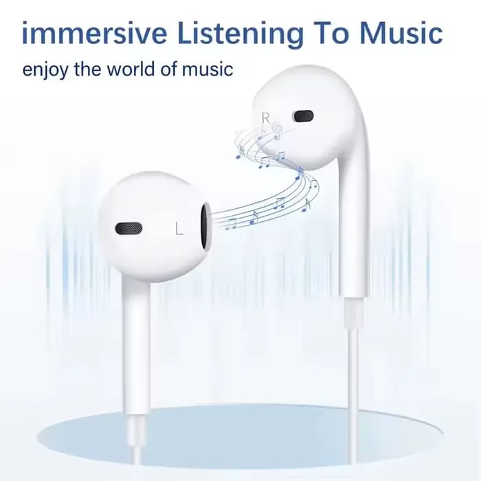 Écouteurs intra-auriculaires filaires pour Apple iPad iPhone 15 11 12 13 14 16 17 Pro Max, écouteurs TypeC pour ordinateurs portables, tablettes, écouteurs 3,5 mm