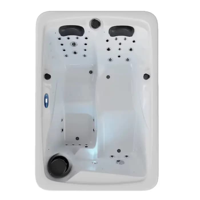 Baignoires d'hydromassage extérieures en acrylique pour 2 personnes, jacuzzi, machine de massage certifiée CE, baignoire à remous moderne pour la maison, l'hôtel, la salle de sport