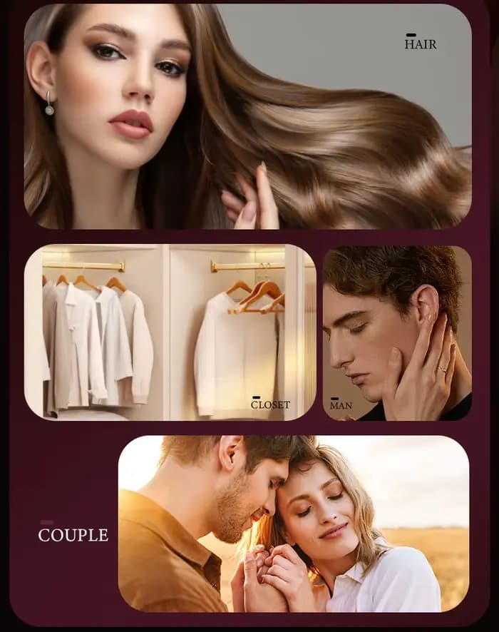 Lot de 2 sprays parfumés à la noix de coco – Désodorisant double usage pour cheveux et corps, parfum longue durée, format compact et prêt à voyager