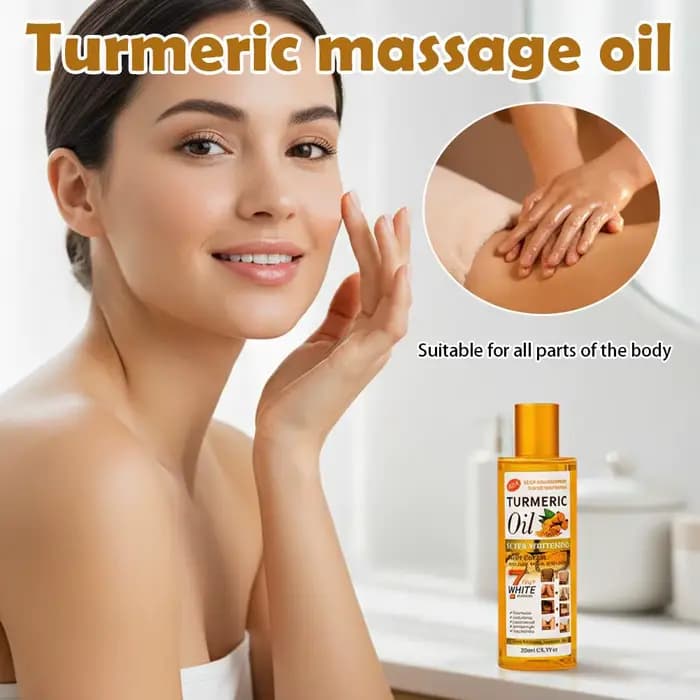 Huile de massage au curcuma et au miel 200ml