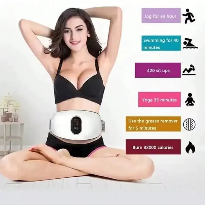 Appareil de massage abdominal vibrant pour la perte de poids, amincissement du ventre et de la taille, brûleur de graisse, équipement de fitness 8