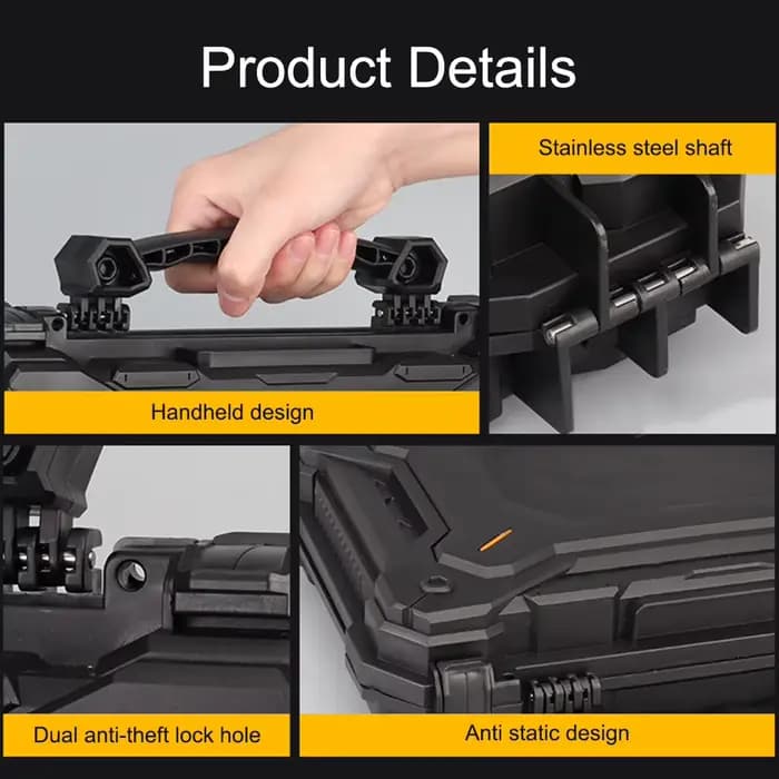 Étui de protection pour appareil photo, équipement de protection portable, étui pour appareil photo anti-poussière avec rembourrage en mousse, sac à main pour la pêche et la randonnée