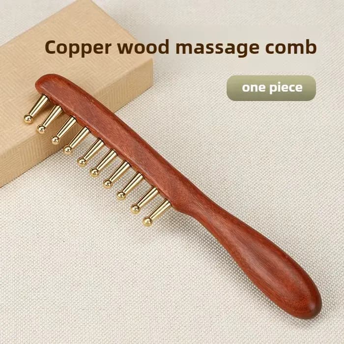 Peigne de massage des méridiens à dix dents