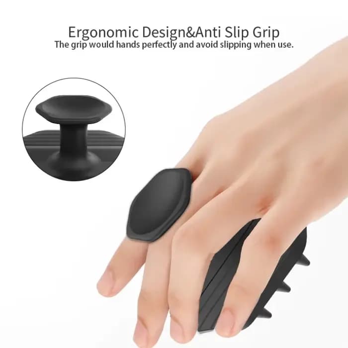 Brosse de Massage du cuir chevelu en Silicone