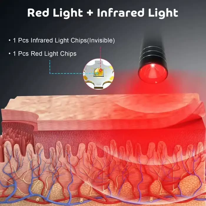 Lampe de thérapie à la lumière rouge 660nm