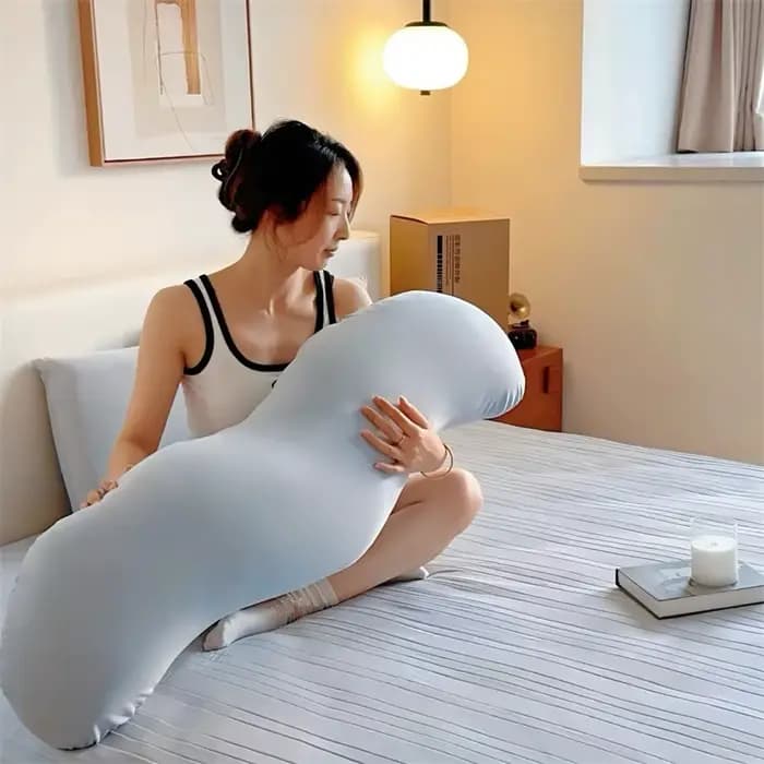 Oreiller de soutien latéral ergonomique pour dormeurs sur le côté