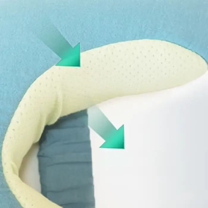 Coussin en U pour les articulations de l'épaule