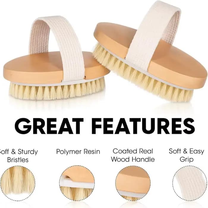 Brosse corporelle en bois SPA