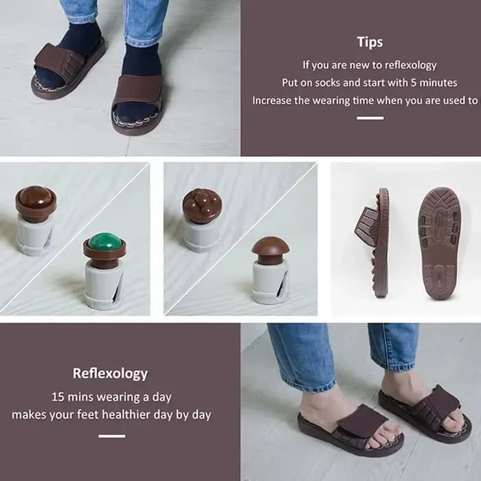 Massage Pieds Chaussons D’Acupuncture Outils