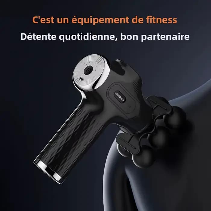 Pistolet de massage électrique à 10 têtes pour la relaxation musculaire
