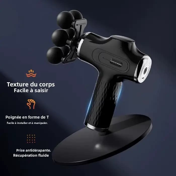 Pistolet de massage électrique à 10 têtes pour la relaxation musculaire