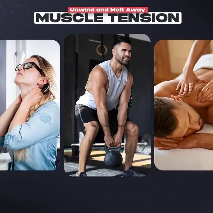 Masseur TENS EMS multifonctionnel avec 12 modes et 36 niveaux d'intensité