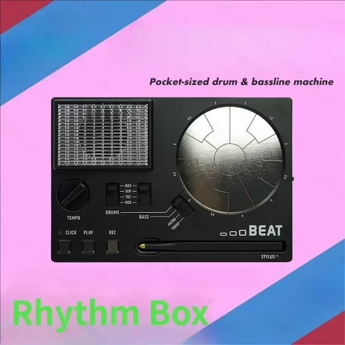 Synthétiseur vintage, instrument de musique électronique portable, mini clavier, machine à rythmes, synthétiseur BEAT, cadeau idéal