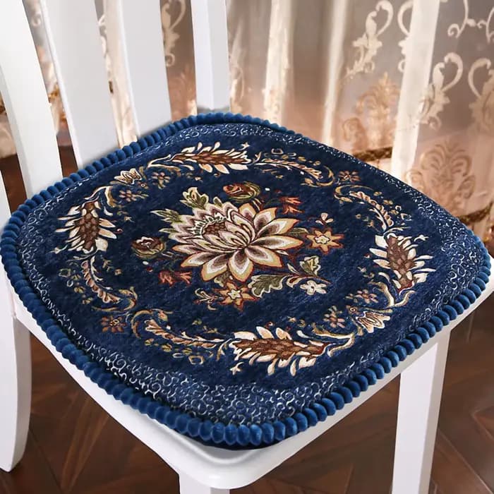 Coussin de canapé épais en Chenille Jacquard, simple, moderne, chaud, amovible et lavable, pour chaise de salle à manger, en fer à cheval