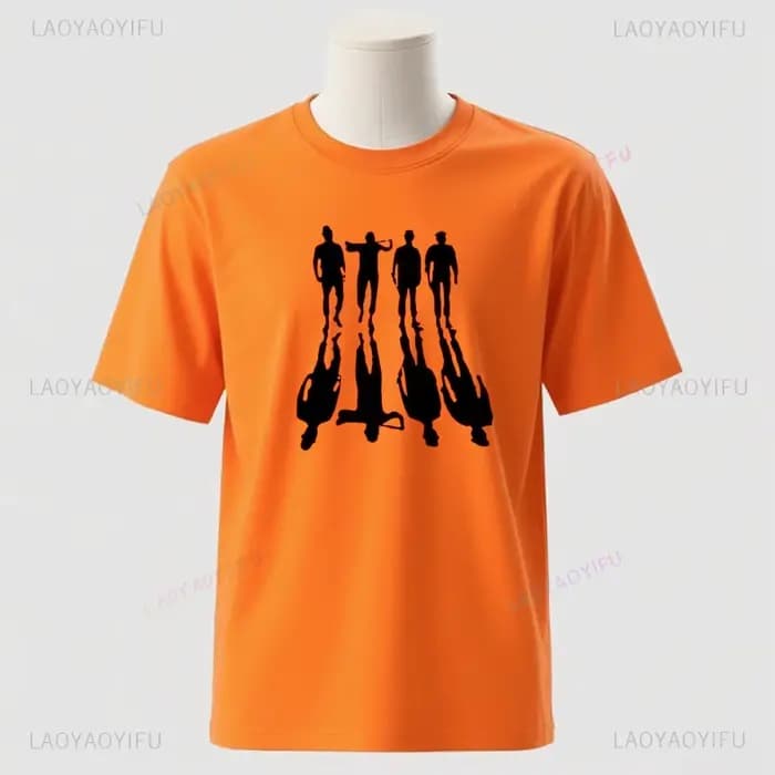 Un horloge Orange 80s Vintage film T-Shirt femme homme mode décontracté classique col rond haute qualité coton graphique t dessus de chemise