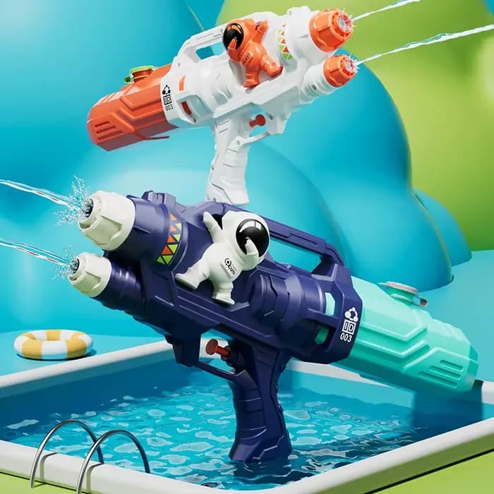 Pistolet à eau jouet pour enfants, pistolet à eau puissant avec capacité d'humidité de 500ML, pistolet à gicler longue portée pour piscine pour garçons et filles