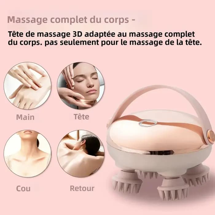 Instrument de Massage de tête masseur