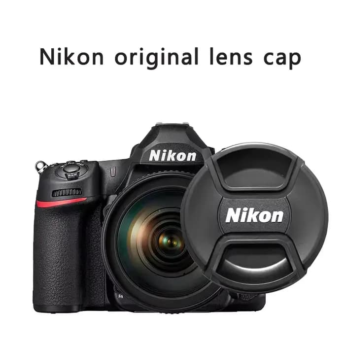 Capuchon d'objectif Nikon d'origine 40.5/49/52/55/58/62/67/72/77/82/86mm, capuchon de protection pour objectif d'appareil photo reflex numérique et hybride