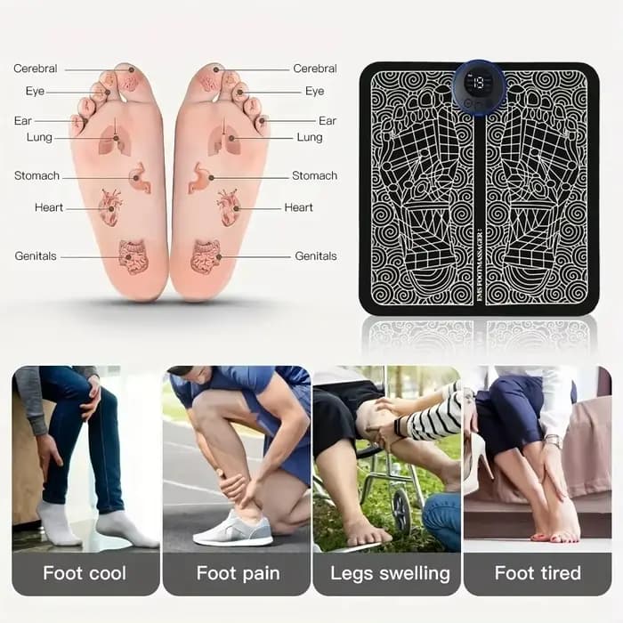 Masseur de pieds intelligent pour points d'acupuncture