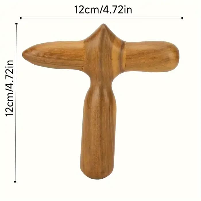 2 bâtons de massage en bois