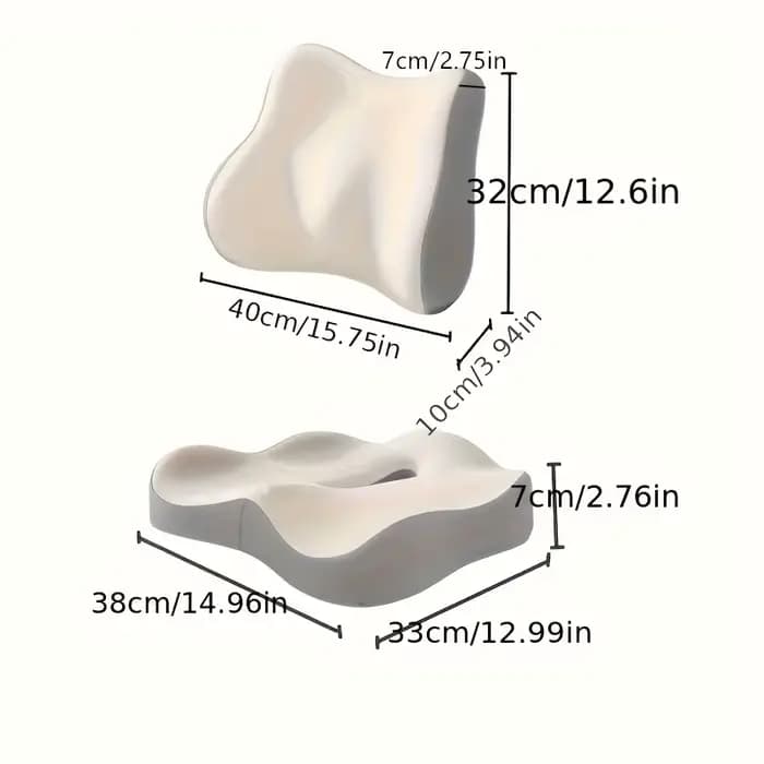 Coussins ergonomiques en mousse à mémoire de forme