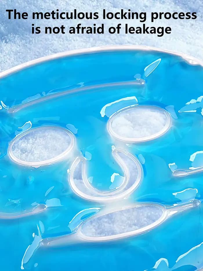 Masque facial en gel froid
