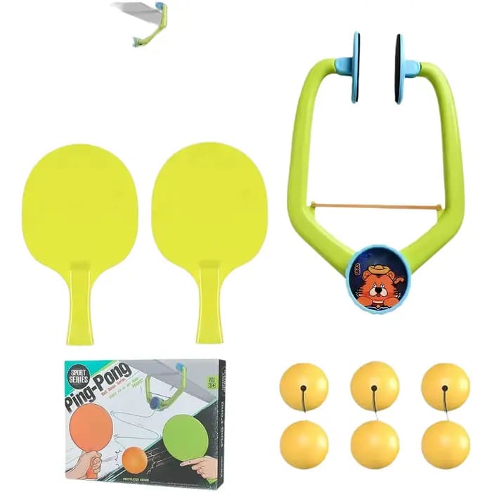 Entraîneur de tennis de table pour enfants à fixer sur la porte, équipement de sport et de fitness d'intérieur, entraînement sensoriel de la coordination œil-main
