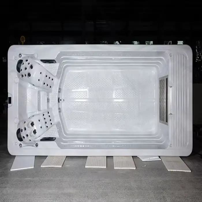 Piscine Spa Extérieure Autoportante de 12 m Certifiée CE, Baignoire Spa à Hydromassage Personnalisée pour Usage Commercial en Extérieur