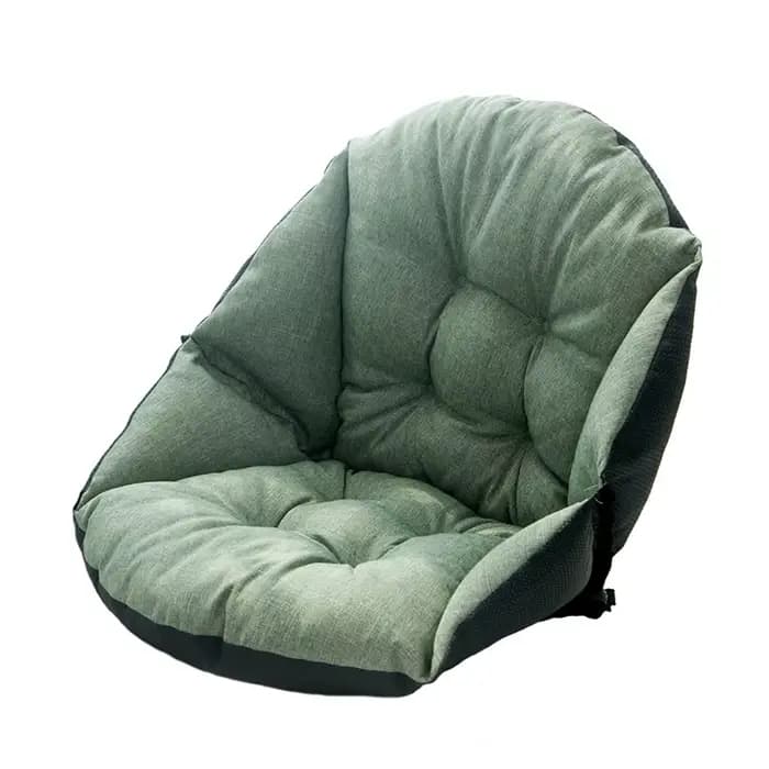 Coussin de siège semi-fermé avec dossier et coussin
