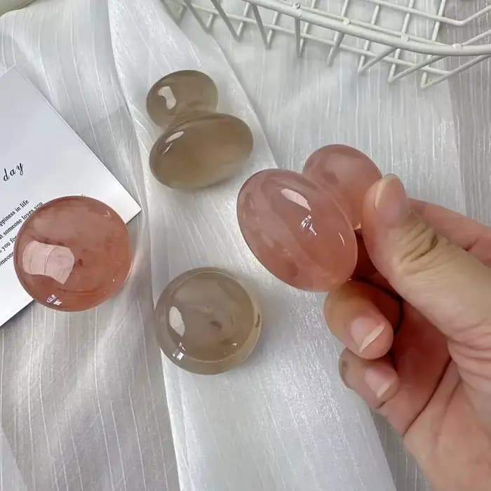 Outil Gua Sha à tête de champignon | Masseur visage et corps d'acupression | Pour le SPA à domicile et les soins de