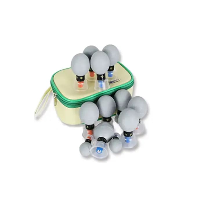 12 pièces ventouses TCM impulsion magnétique acupression thérapie