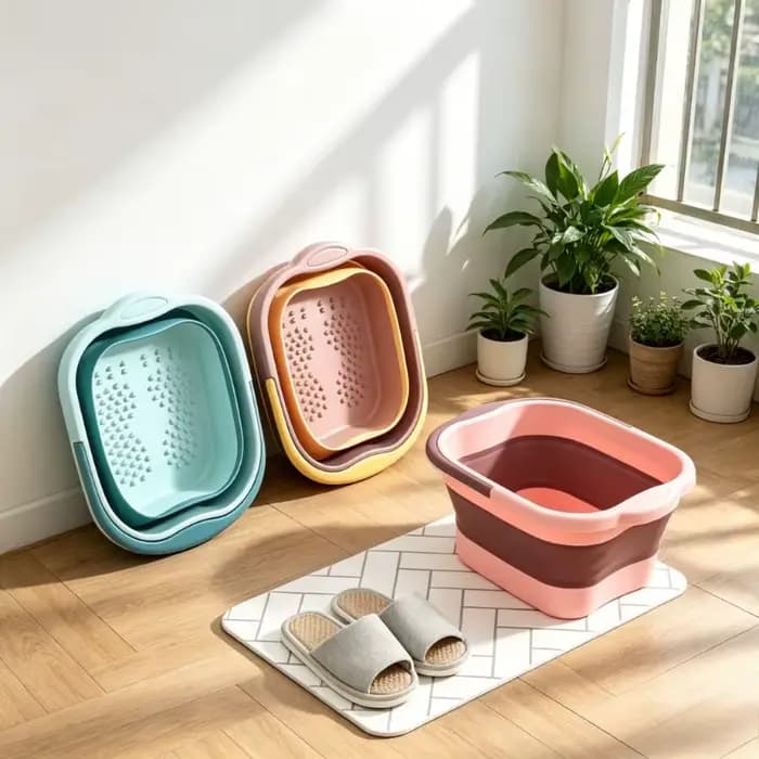 Baignoire de massage pliable pour les pieds