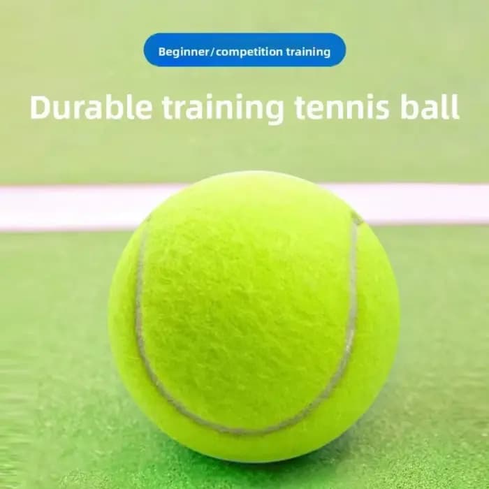 Lot de 3 balles de tennis haute élasticité pour entraînement et matchs