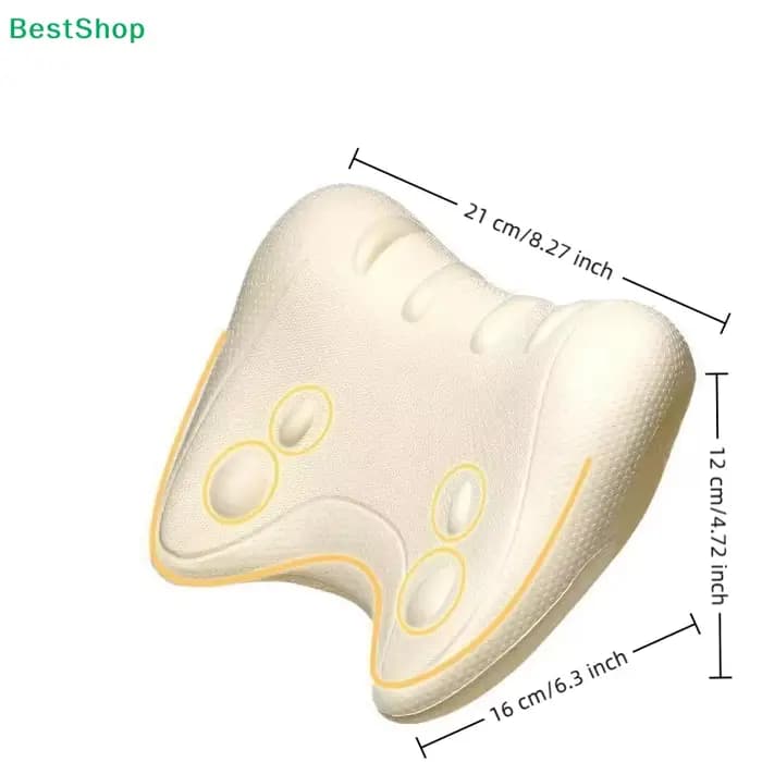 ☽ Oreiller de massage cervical en forme de C