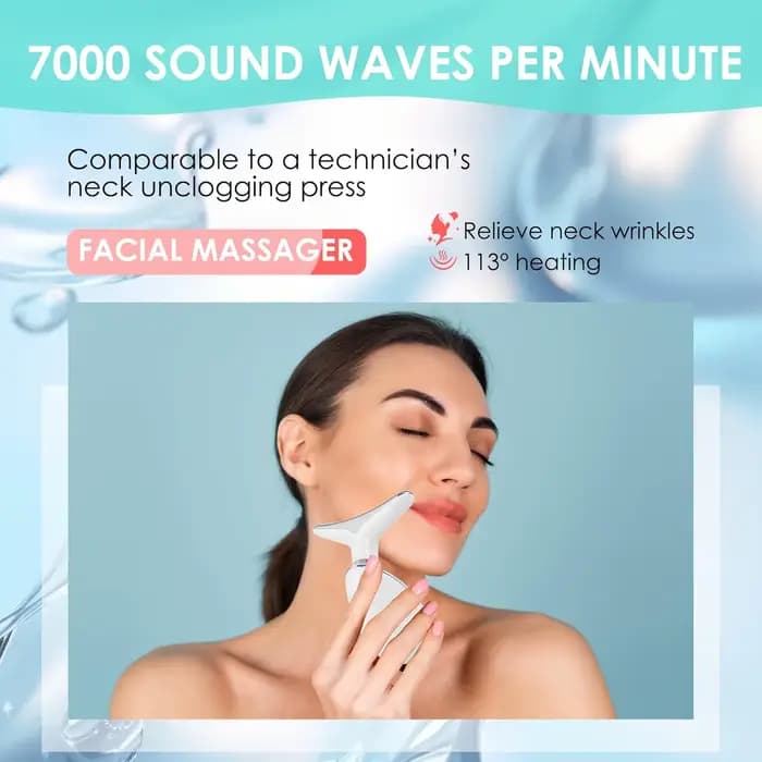 Appareil de massage du visage à lumière rouge