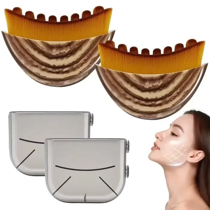 Nouvelle brosse de contour lymphatique pour le visage