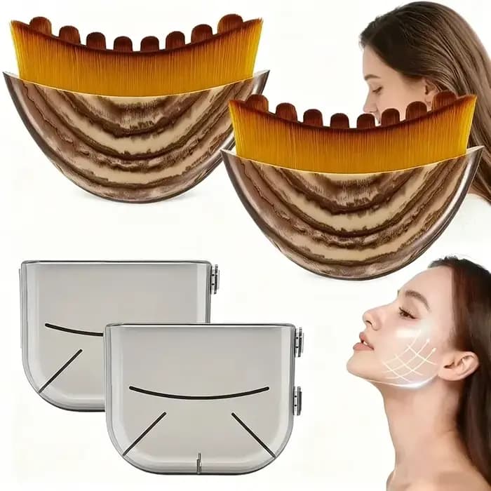 Nouvelle brosse de contour lymphatique pour le visage