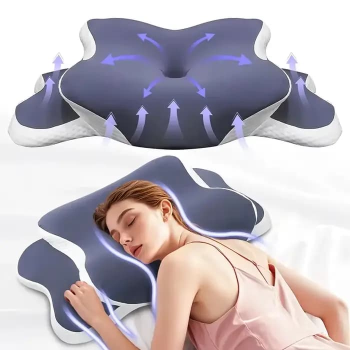 Oreiller cervical pour le soutien du cou