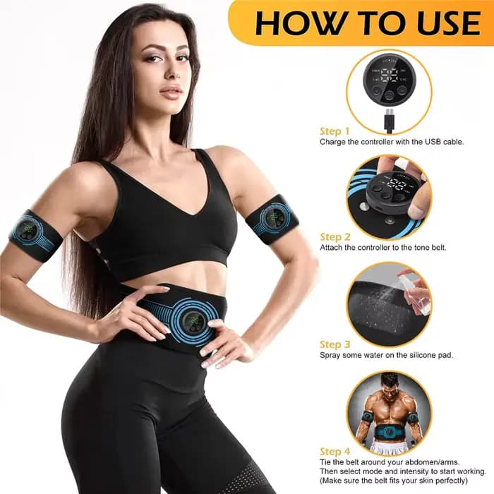 Ceinture de tonification abdominale EMS