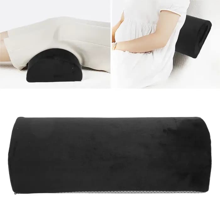 Coussin demi-lune en mousse à mémoire de forme confortable et résistant