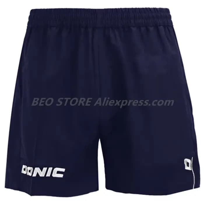 DONIC Shorts de tennis de table pour hommes/femmes, absorbant la sueur, confortables, de qualité supérieure, vêtements de ping-pong, vêtements de sport