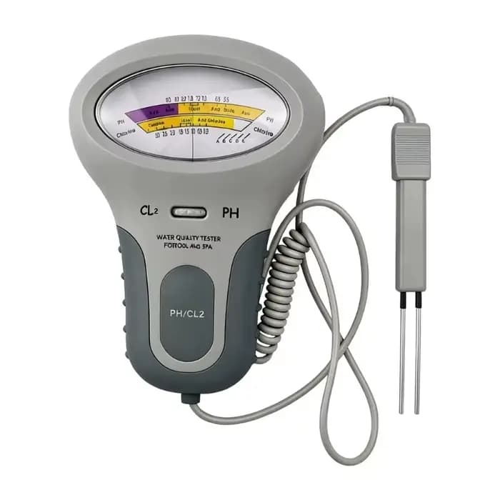 Testeur de chlore pour piscine PC-102 CL2, testeur de chlore et analyseur de qualité de l'eau pour piscine et spa avec sonde