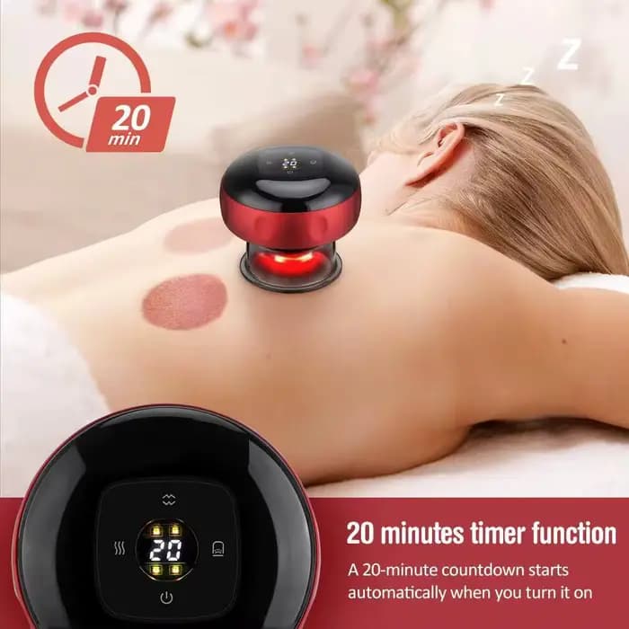 Appareil de massage intelligent par ventouses JianYouCare avec chauffage infrarouge