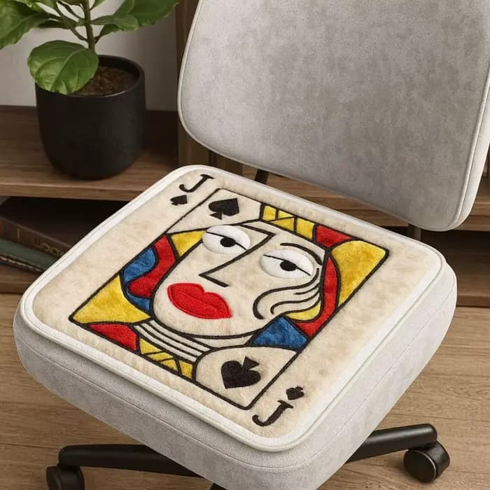 Coussin de tabouret doux et épais