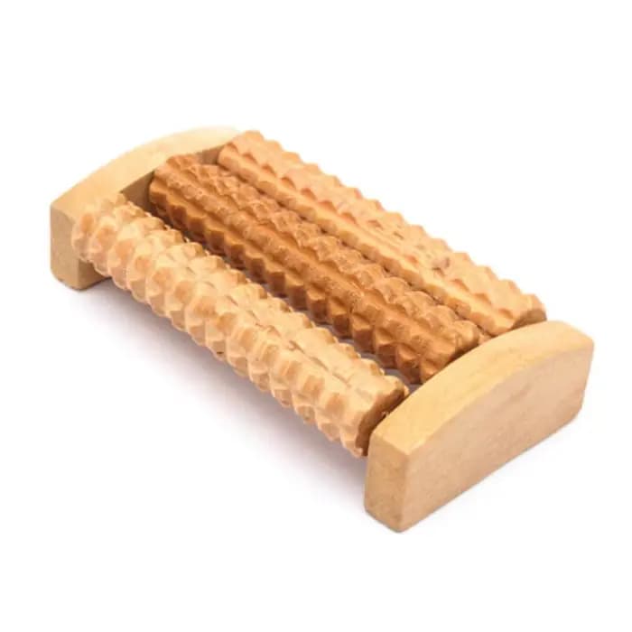 Petit rouleau de pied en bois de 14cm